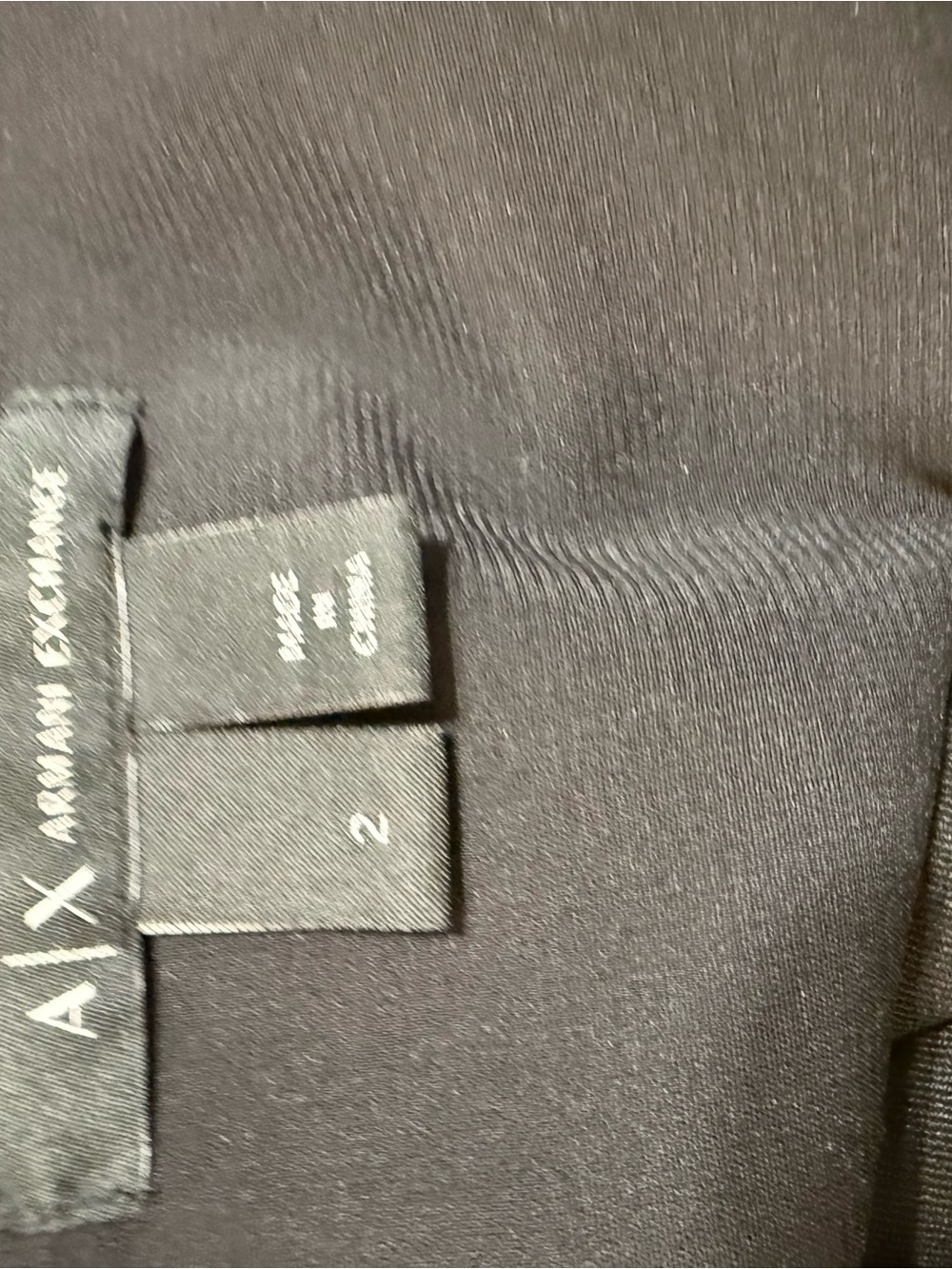 A/X Armani Exchange Black Square-Neck Fit & Flare Midi Dress - Picture 8 of 8